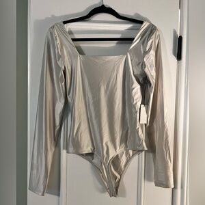 Aritzia square neck body suit